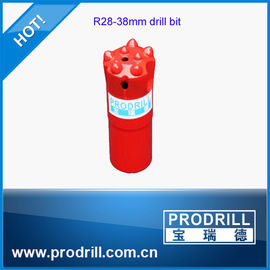 China R28 38mm 7 buttons ballistic thread bits for mining supplier