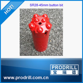 China rock drilling tools SR28 45mm 7buttons standard body tungsten carbide for quarry supplier