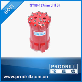 China ST58-127mm Thread Rock Drill Button Bit for Mining &amp; Construct supplier
