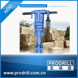 China Y26 Hand-Held Pneumatic Rock Drill Machine for Quarry and Mining supplier