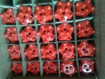 China Tapered Button Bits 32mm 40mm 42mm with Copper Insert supplier