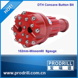 China DTH Bit MISSION60-152mm, concave, 8 gauge supplier
