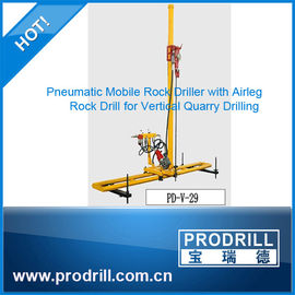 China Pneumatic Mobile Rock Driller for Vertical Drilling supplier