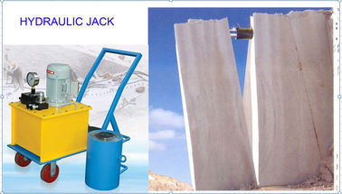 China Hydraulic pressure 100T-300T position stroke 200mm hydraulic pushing jack for quarry block splitting supplier