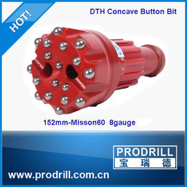 China High Quality of Concave Convex M60-152mm High Air Pressure DTH Bits supplier