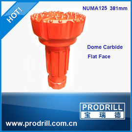 China High Quality of NUMA125 381mm Dome Carbide Flat face DTH Bit supplier