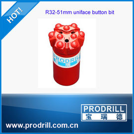 China R32-51mm uniface button bit for Quarry &amp; mining supplier