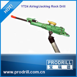 China YT24 24-42mm Pnematic hand held  air leg rock drill for stone supplier