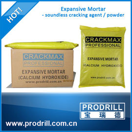 China expansive mortar stock cracking agent/powder for first splitter supplier