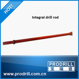 China integral drill rod with chisel type supplier