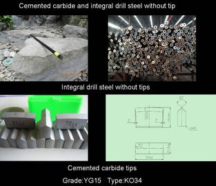 China Integral Drill Steel without any taper / insert. supplier