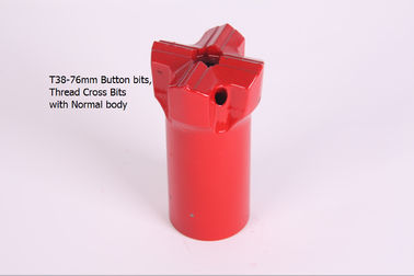 China T38-76mm Button bits,Thread Cross Bits with Normal body supplier