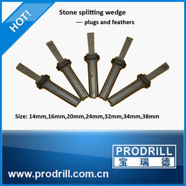 China Hand splitter shims and wedges for rock stone supplier