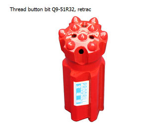 China Thread button bits Q9-51R32retrac supplier