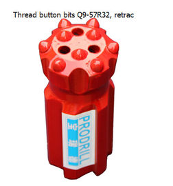 China Thread button bits Q9-57R32retrac supplier