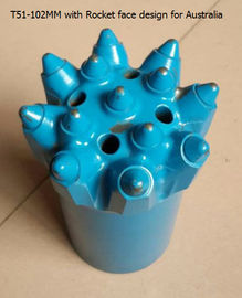 China Rocket Button Bit T51-102MM with Rocket face design for Australia supplier
