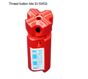 China Thread button bits S1-51R32 supplier