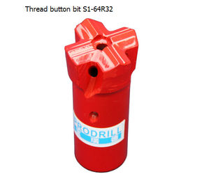 China Thread button bits S1-64R32 supplier
