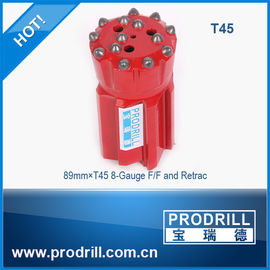 China T45 - 89mm Retrac Threaded Drill Bit supplier