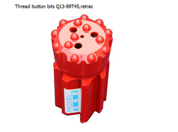 China Thread button bits Q13-89T45, retrac supplier