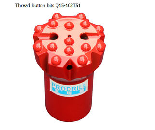 China Thread button bits Q15-102T51 supplier
