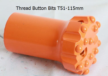 China T51 115mm  Thread Button Bits supplier