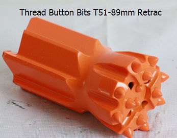China T51-89mm with  Retrac body  Thread Button Bits supplier