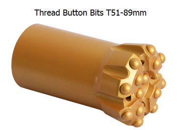 China T51-89mm Thread Button Bits supplier