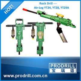 China Y6/Y24/ Ty24c/Y28 /Yt24/ Ty28 Hand Hold Air-Leg Penumatic Rock Drill for quarrying supplier