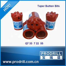 China 32mm34mm 8 Buttons Tapered Rock Drill Bit supplier