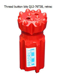 China Q12-76 T38 retrac   Thread Button Bits with good quality supplier