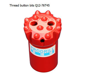 China Q12-76 T45 Thread Button Bits with good quality supplier