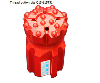 China Q15-115 T51 Thread Button Bits with good quality supplier