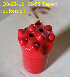 China Q8-32-12  22-55 Tapered Button Bit for quarrying supplier