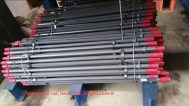 China Tapered drill rod, Hex22*108, length 1220mm supplier