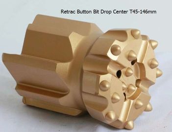 China Thread button bits T45-146mm, 15buttons, D.C., retrac supplier