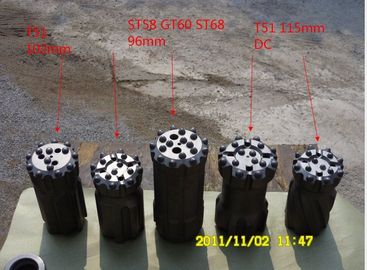 China Thread button bit T51-102mm, T51-115mm, ST58, GT60, ST68 supplier