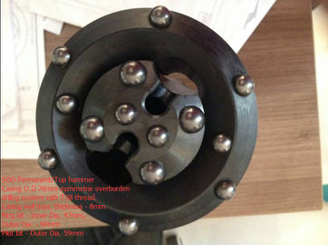 Top hammer Casing O.D 76mm symmetrix overburden drilling system with T38 thread supplier